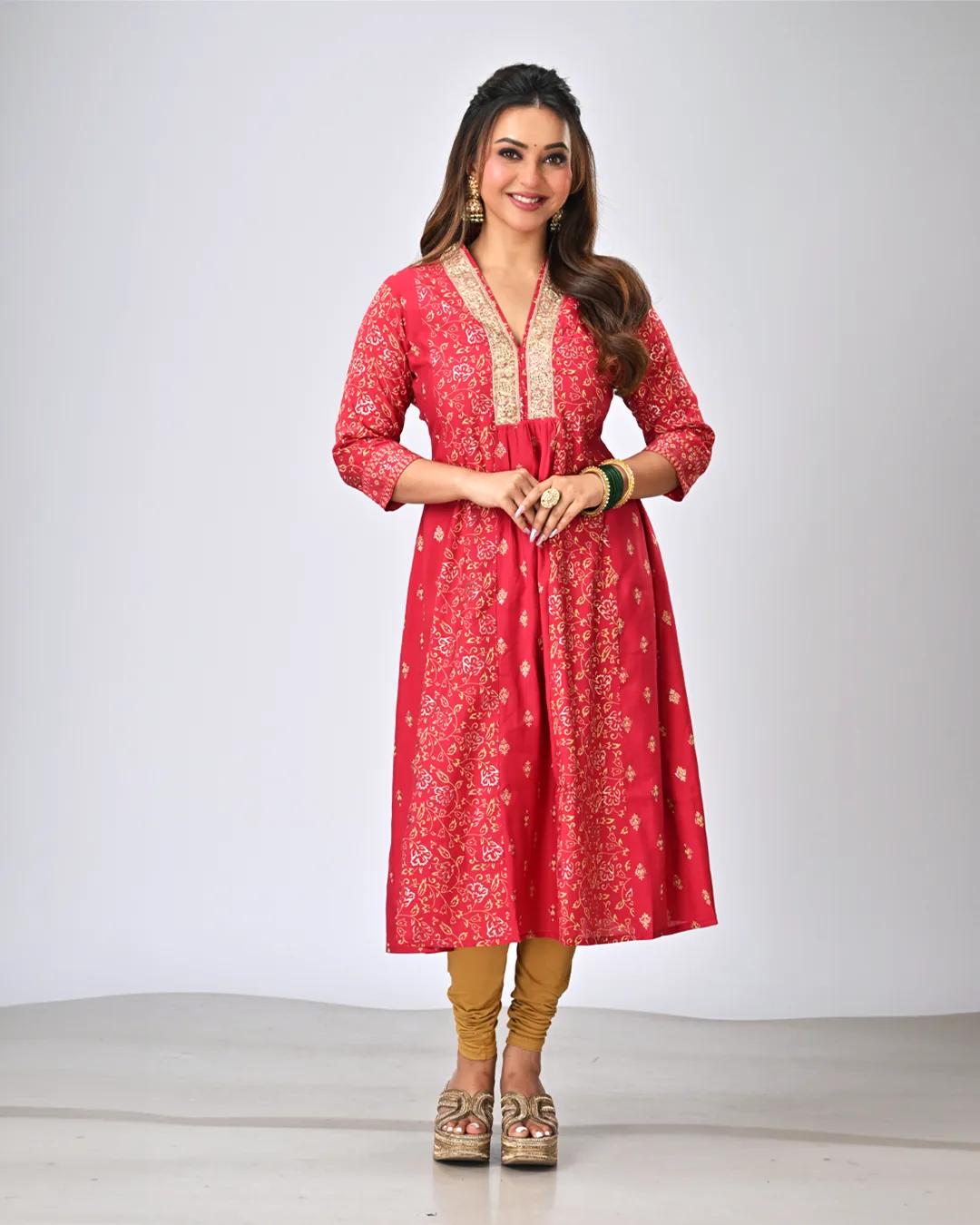 Womenswear at A1 Bazaar — a printed cotton kurta